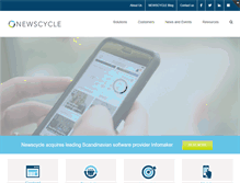 Tablet Screenshot of newscycle.com